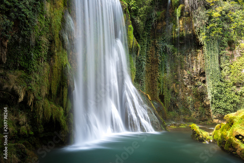 Caprichosa Falls at 'Monasterio de Piedra' Natural Park, Saragossa, Spain