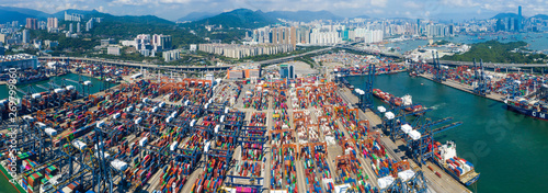 Photography Kwai Chung Cargo Terminal in Hong Kong