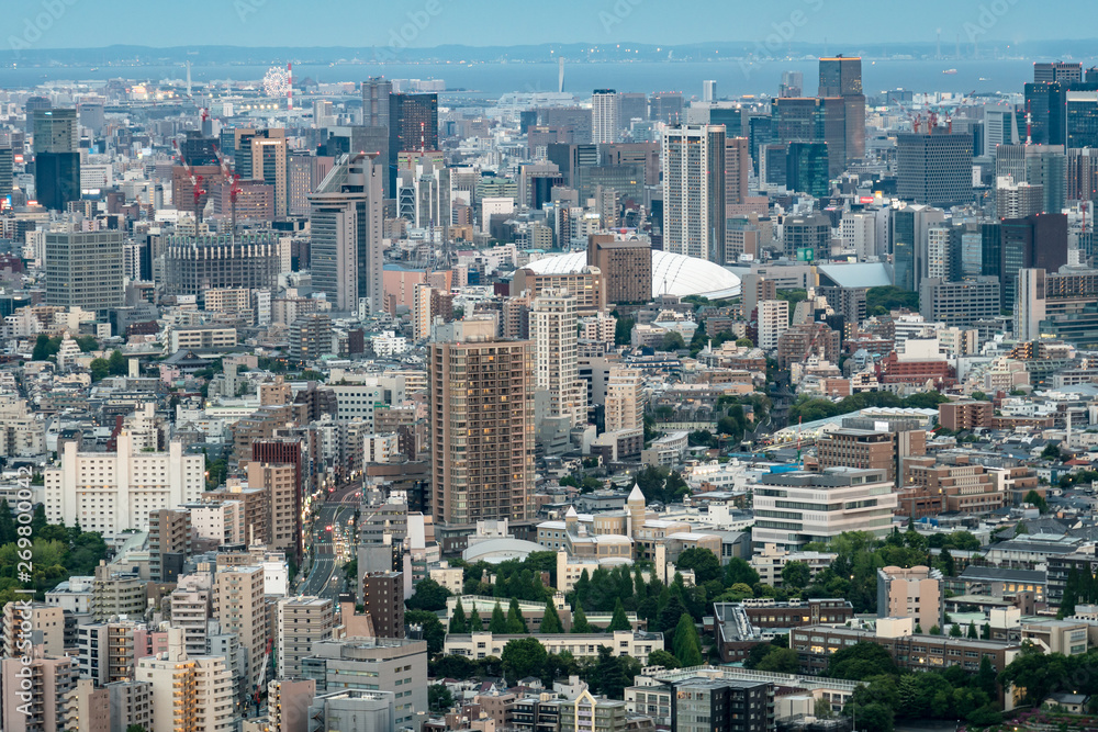 東京の都市風景　池袋から見るビル群３