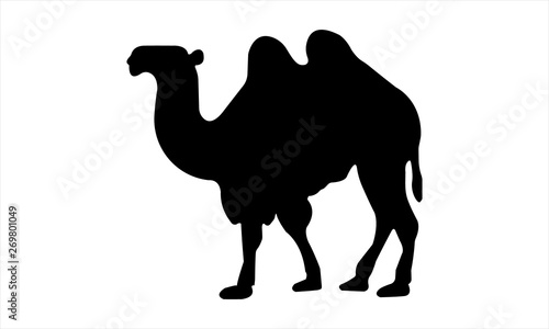 Camel icon silhouette vector illustration - Vector 