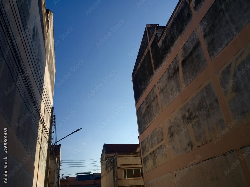Buildings and fresh sky thailand Buildings and fresh sky thailand