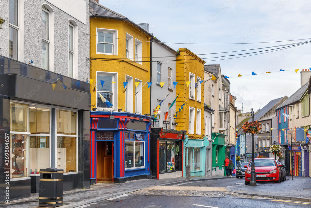 Fototapeta premium Street in Ennis, Ireland