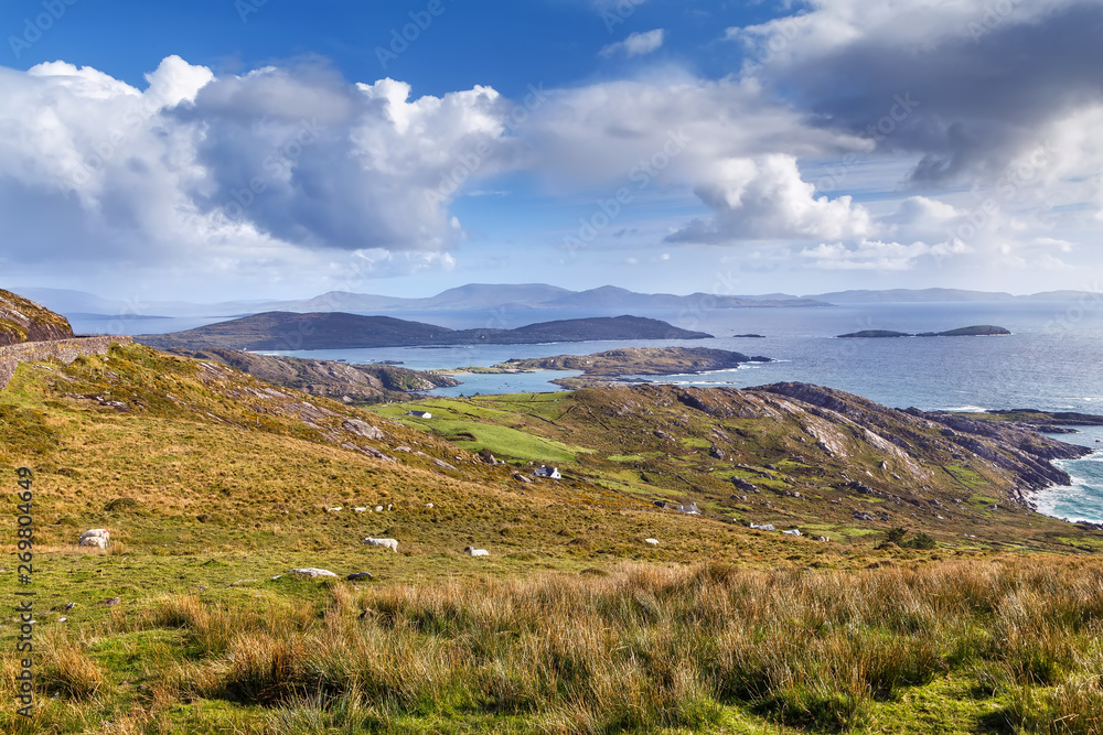 Landscape from Ring of Kerry, Ireland Landscape from Ring of Kerry, Ireland