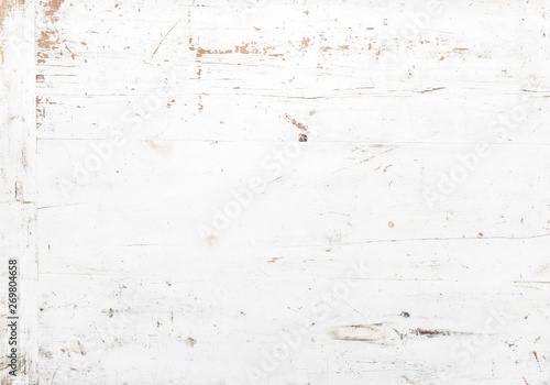 Rustic White Wood Panel Background
