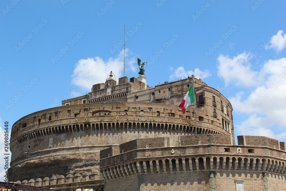 castel santangelo in rome italy