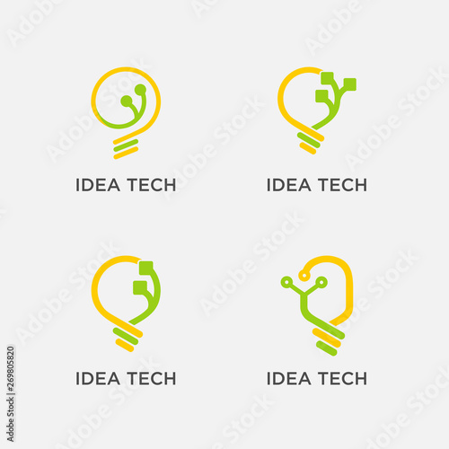 Logo design for technological ideas