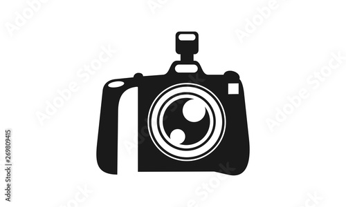 Vector flat style illustration of camera	