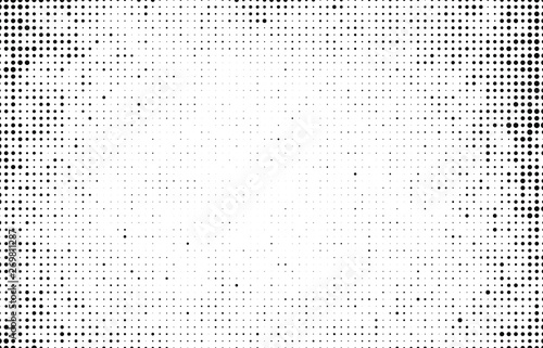 Halftone texture abstract black and white