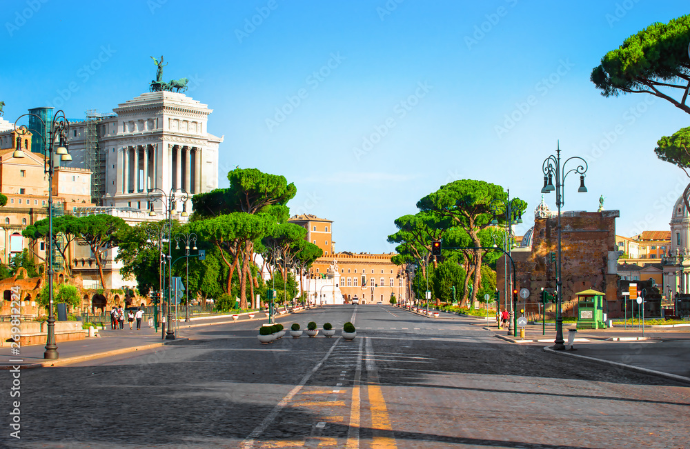 Vittoriano Palace in Rome