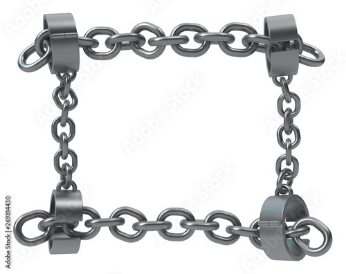 Shackles Metal Chain Frame Part