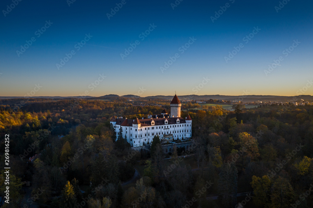 Konopiste is a four-winged, three-storey chateau located in the Czech Republic. It has become famous as the last residence of Archduke Franz Ferdinand of Austria, heir to the Austro-Hungarian throne.