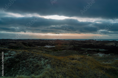 Dunes on the North Frisian Island Amrum in Germany