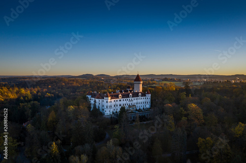 Konopiste is a four-winged  three-storey chateau located in the Czech Republic. It has become famous as the last residence of Archduke Franz Ferdinand of Austria  heir to the Austro-Hungarian throne.