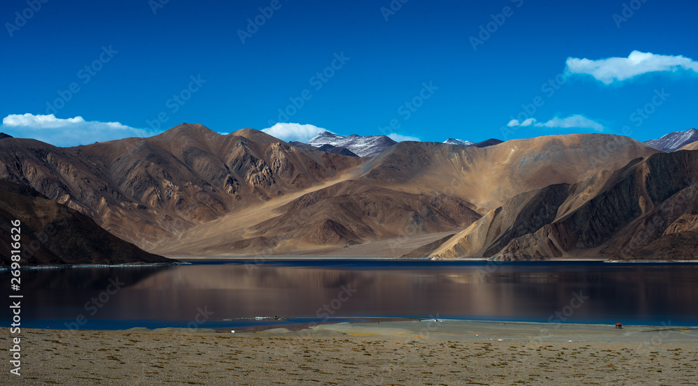 Pangong Lake in Ladakh, North India.