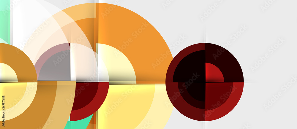 Circular geometrical design template Circular geometrical design template