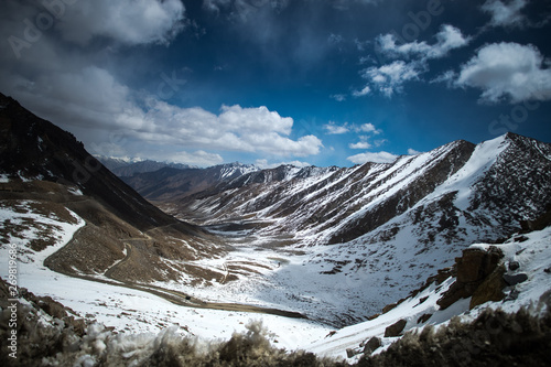 Landscape of the Mountains in Ladakh India