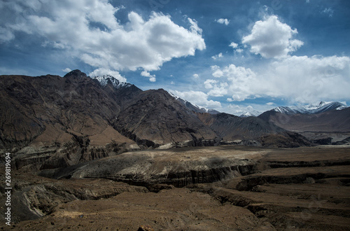 Landscape of the Mountains in Ladakh India
