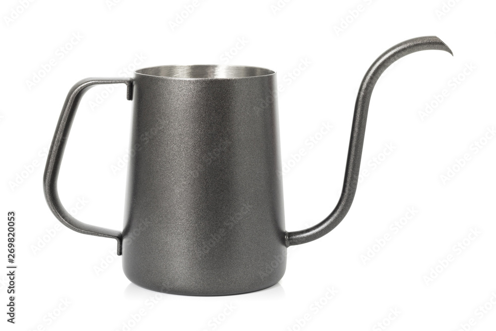 Coffee kettle isolated on white background. Tea kettle with handle. ( Clipping path ) Coffee kettle isolated on white background. Tea kettle with handle. ( Clipping path )