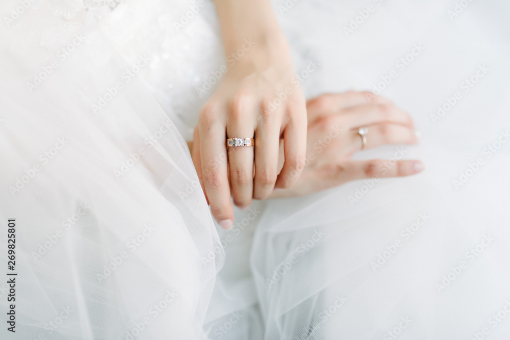 Man and woman hold hands close up Man and woman hold hands close up