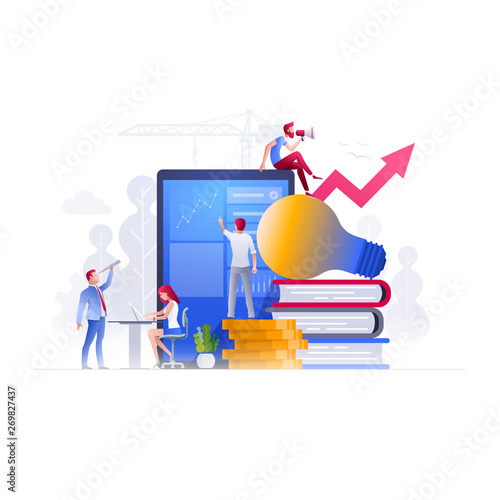 people are working on marketing and financial issues