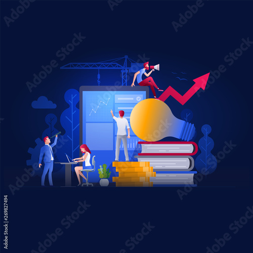 people are working on marketing and financial issues