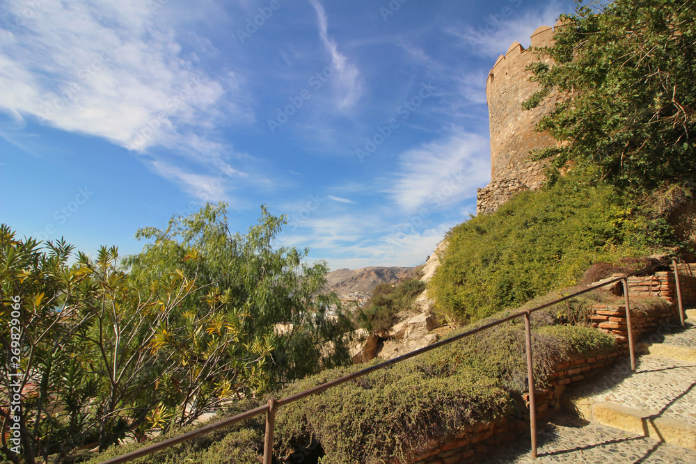Obraz premium Alcazaba de Almería, Andalucía, España