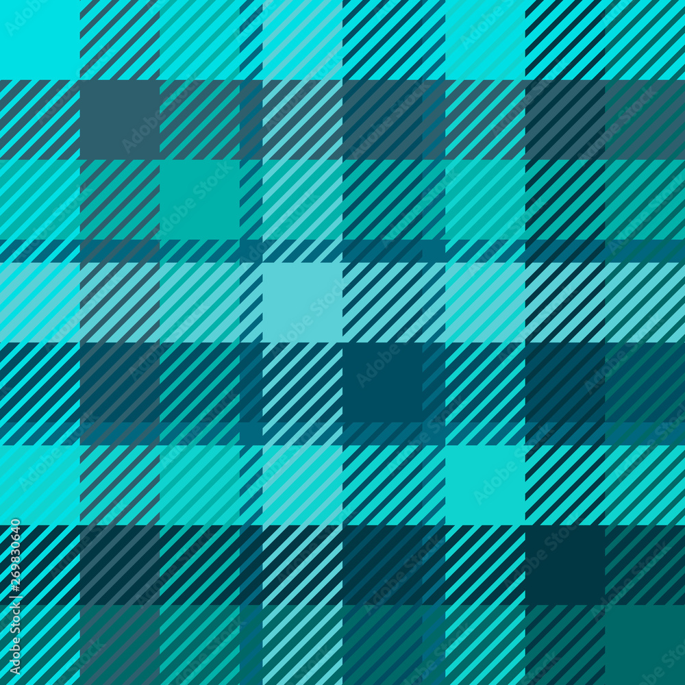 Plaid or tartan vector is background or texture in many color Plaid or tartan vector is background or texture in many color