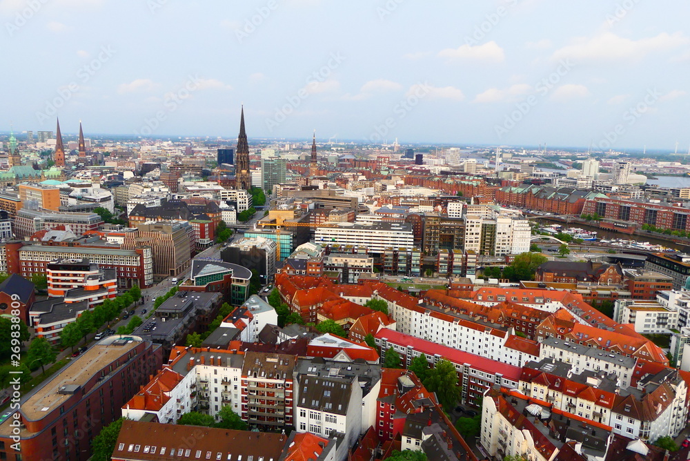 Blick auf Hamburg