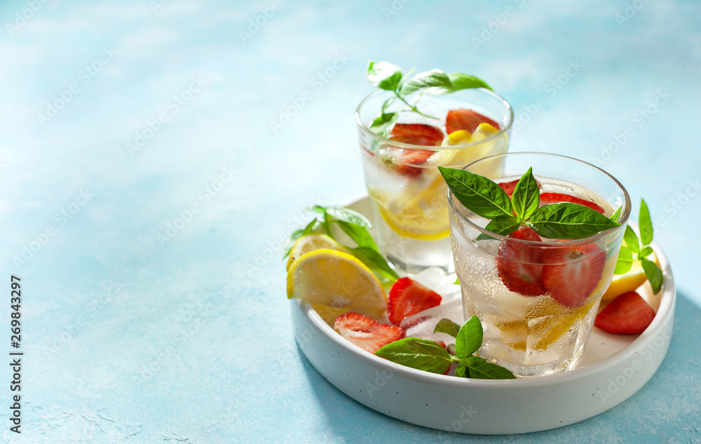 strawberry basil lemonade strawberry basil lemonade