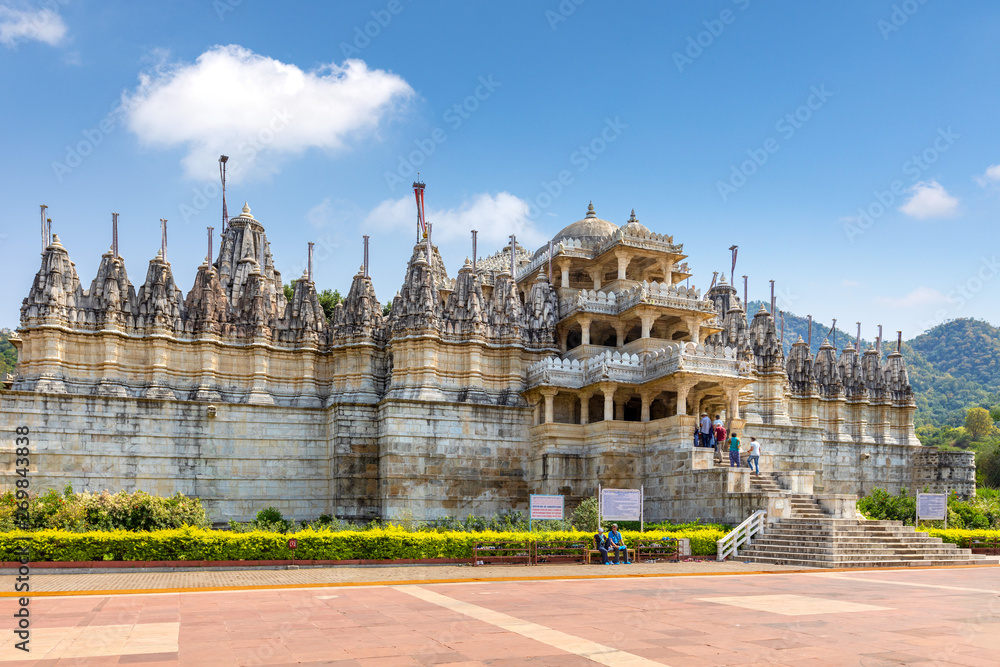 Ranakpur Jain temple in Rajasthan, India