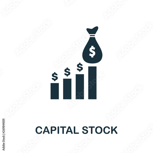 Capital Stock icon. Creative element design from stock market icons collection. Pixel perfect Capital Stock icon for web design, apps, software, print usage