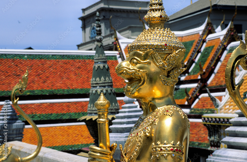tempelwächter ,thailand