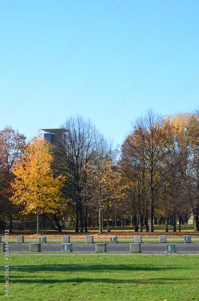 The Park of Tiergarten, Berlin The Park of Tiergarten, Berlin