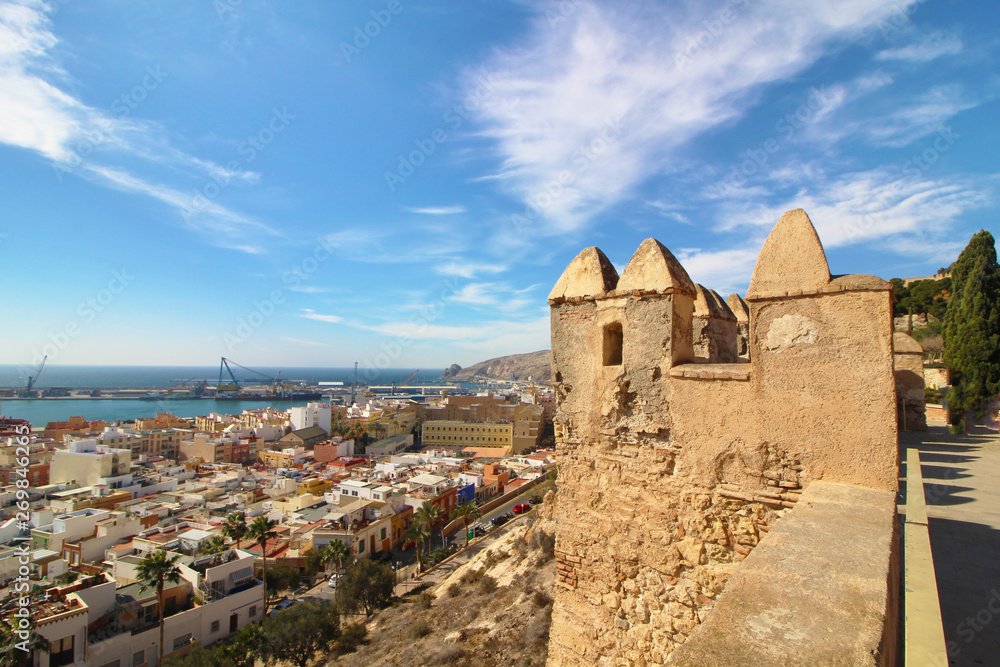 Alcazaba de Almería, Andalucía, España