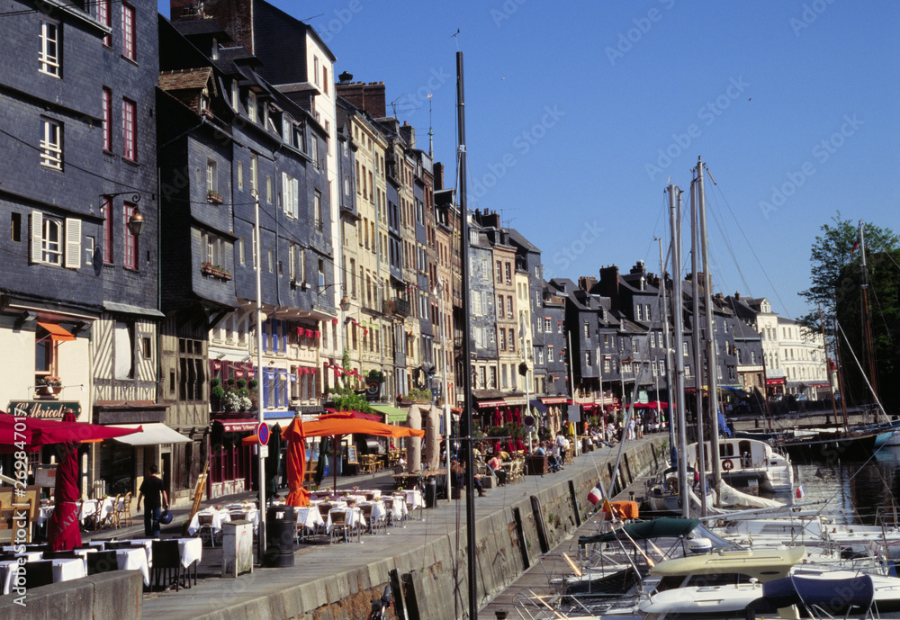 fischerdorf  honfleur,frankreich