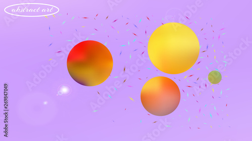 Professional abstract space background picture blend.