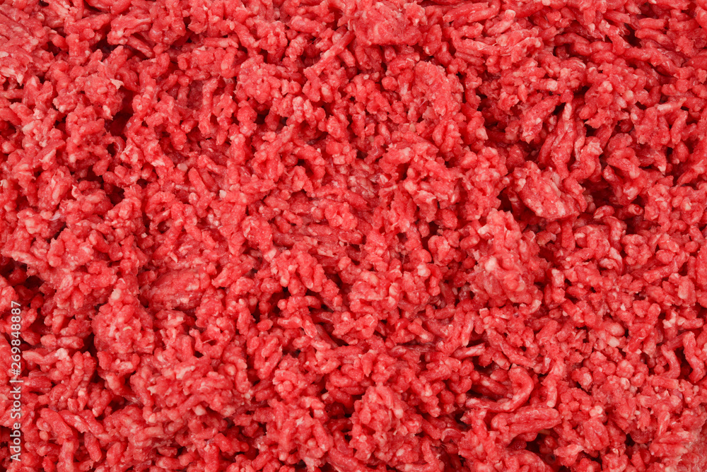 Fototapeta premium Chopped meat background.