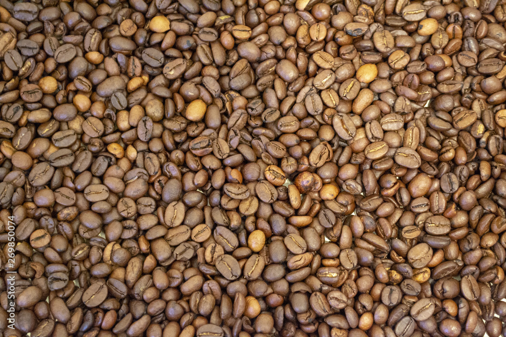 background texture of coffee beans background texture of coffee beans