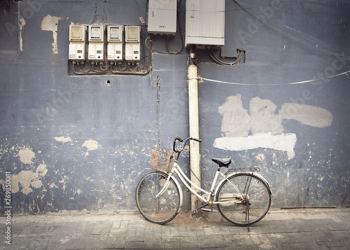 bicycle on the street, bic, China, street