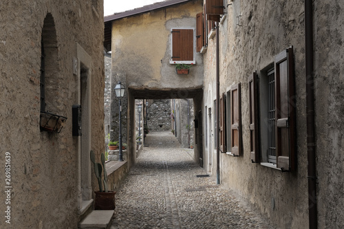 Historical small village in Italy Padenghe © paola