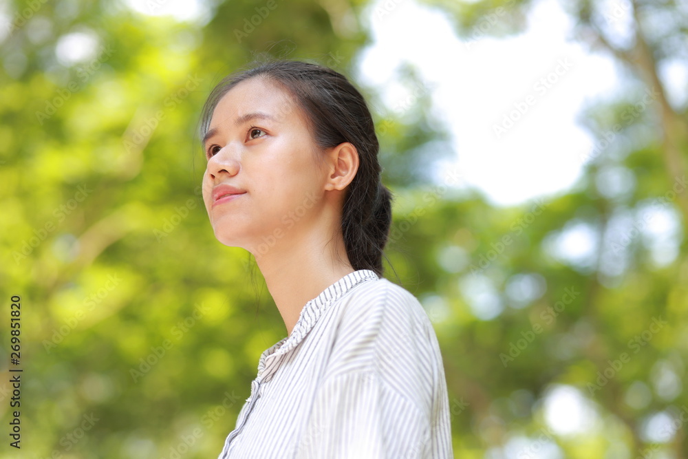 young woman travel to Vietnam young woman travel to Vietnam