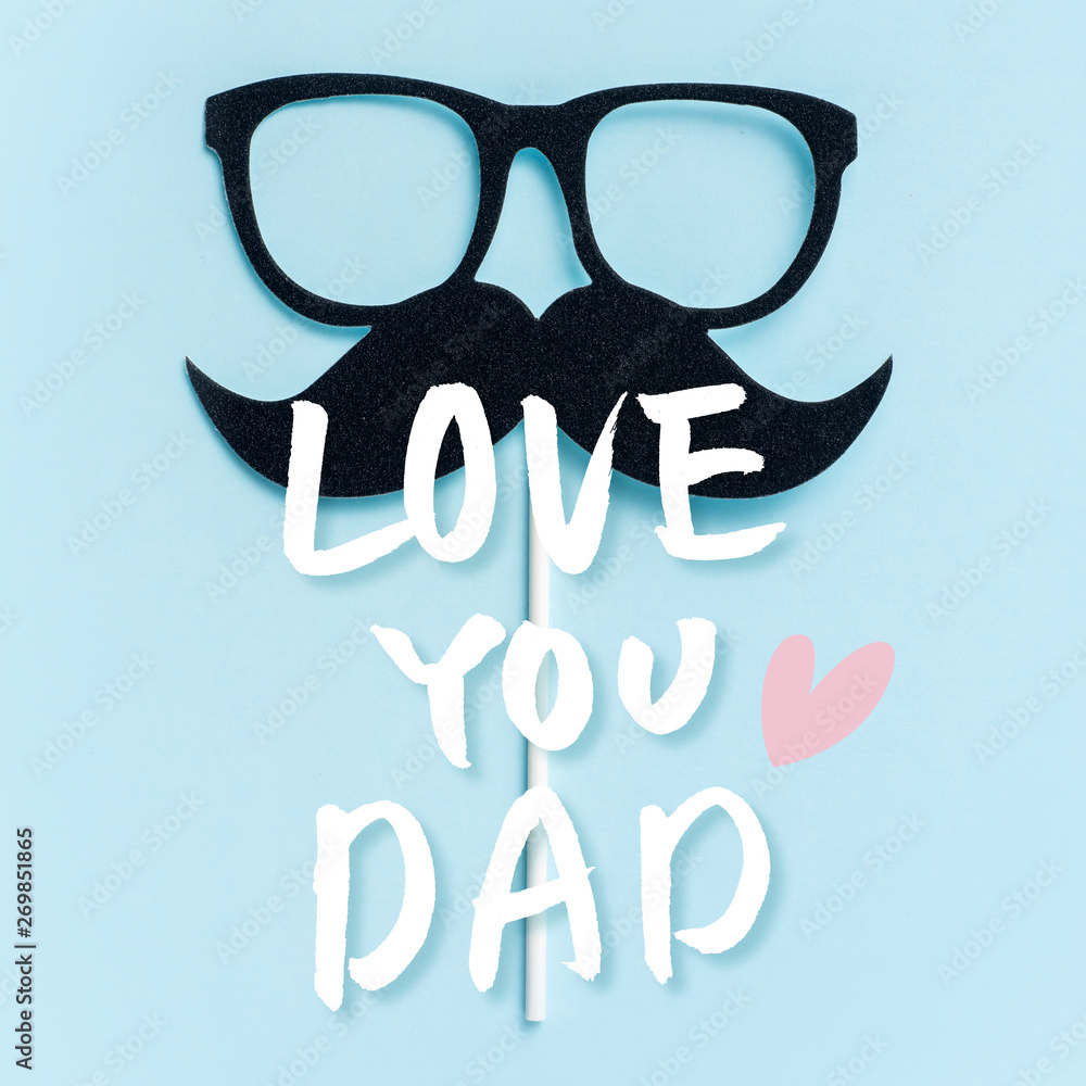 top view of fathers day concept with copy space top view of fathers day concept with copy space