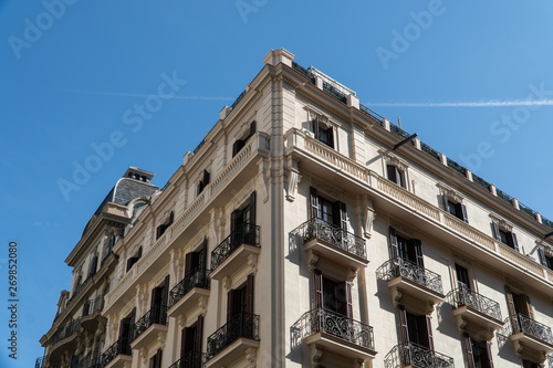 Building in Barcelona  Catalonia  Spain