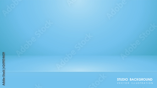 Vector table with carpet in the studio For making advertising media for selling products.