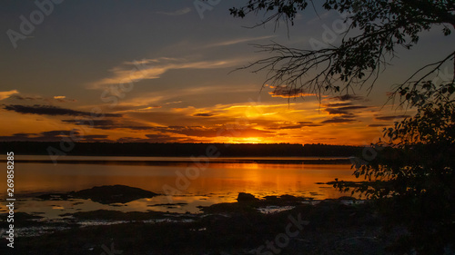 Sunset at Mount Desert Island in Maine © Linda