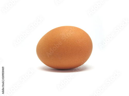 1 Egg isolated on white background