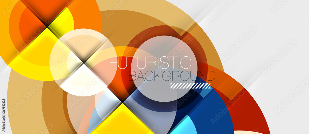 Circular geometrical design template Circular geometrical design template