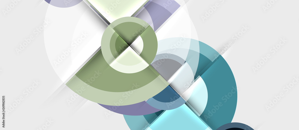 Geometric design abstract background - circles Geometric design abstract background - circles