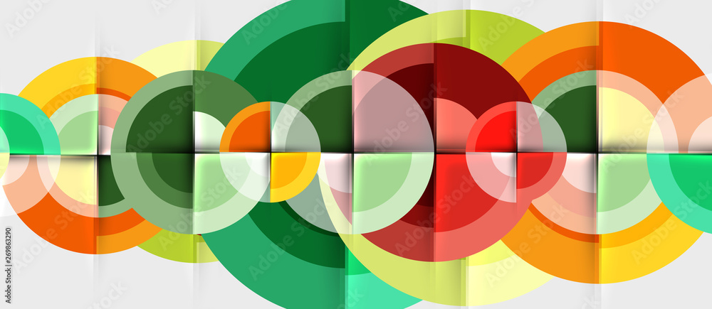 Circular geometrical design template Circular geometrical design template