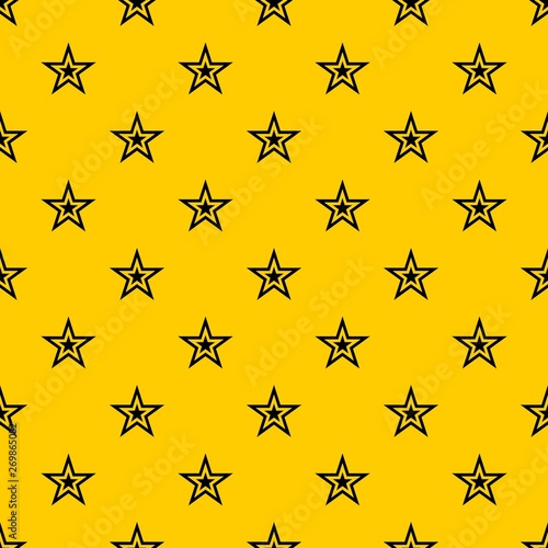 Star pattern seamless vector repeat geometric yellow for any design © ylivdesign